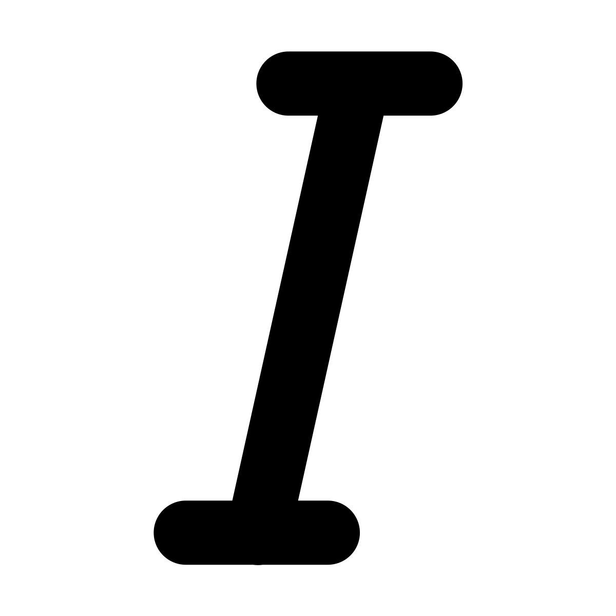 forma bold style itálico icon