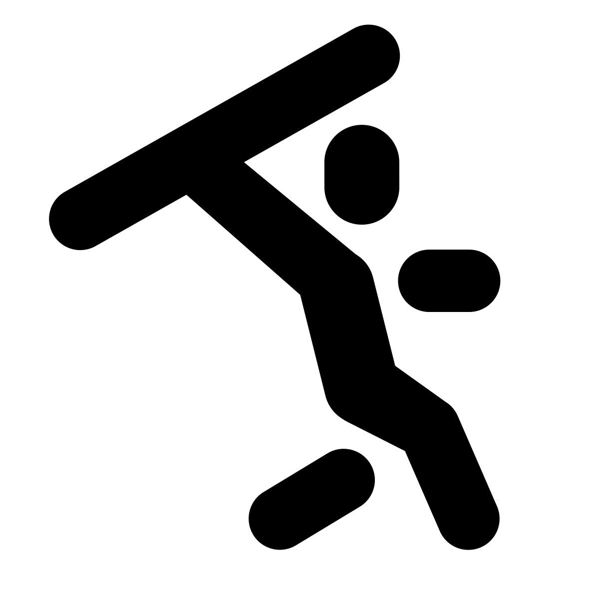 forma bold style 창 던지기 icon