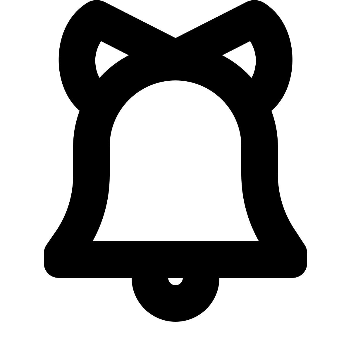 forma bold style klingglöckchen icon