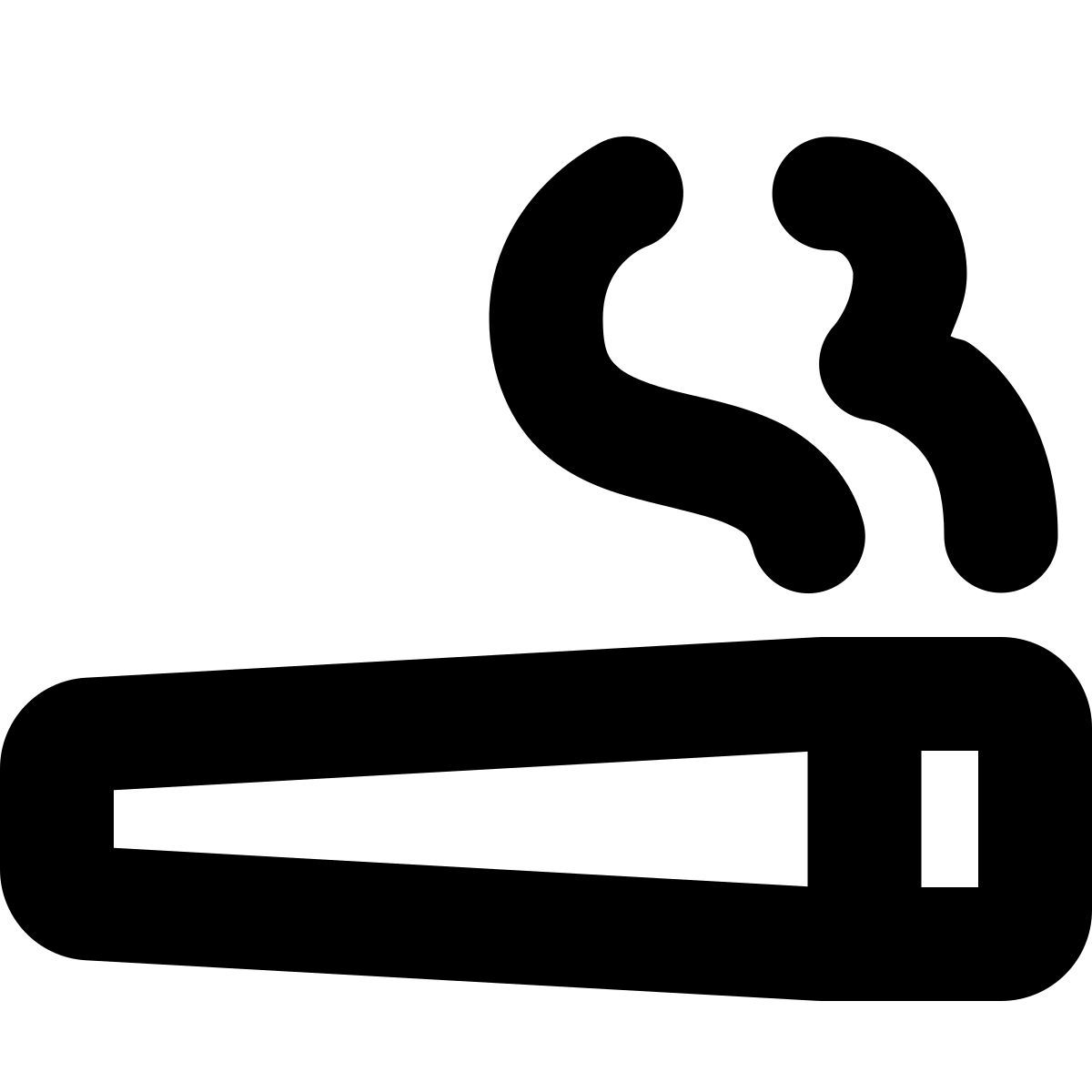 forma bold style cigarette icon