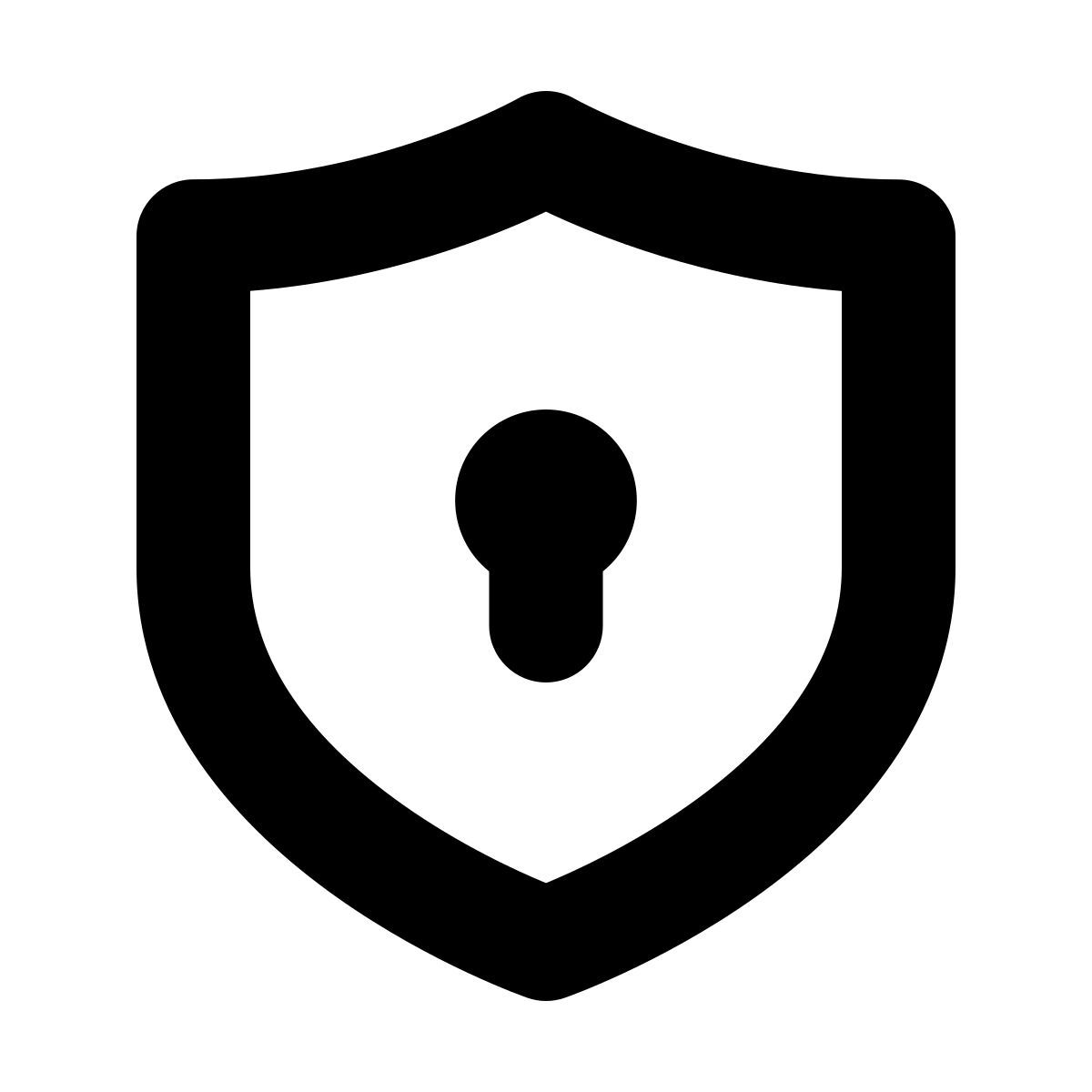 forma bold style security lock icon