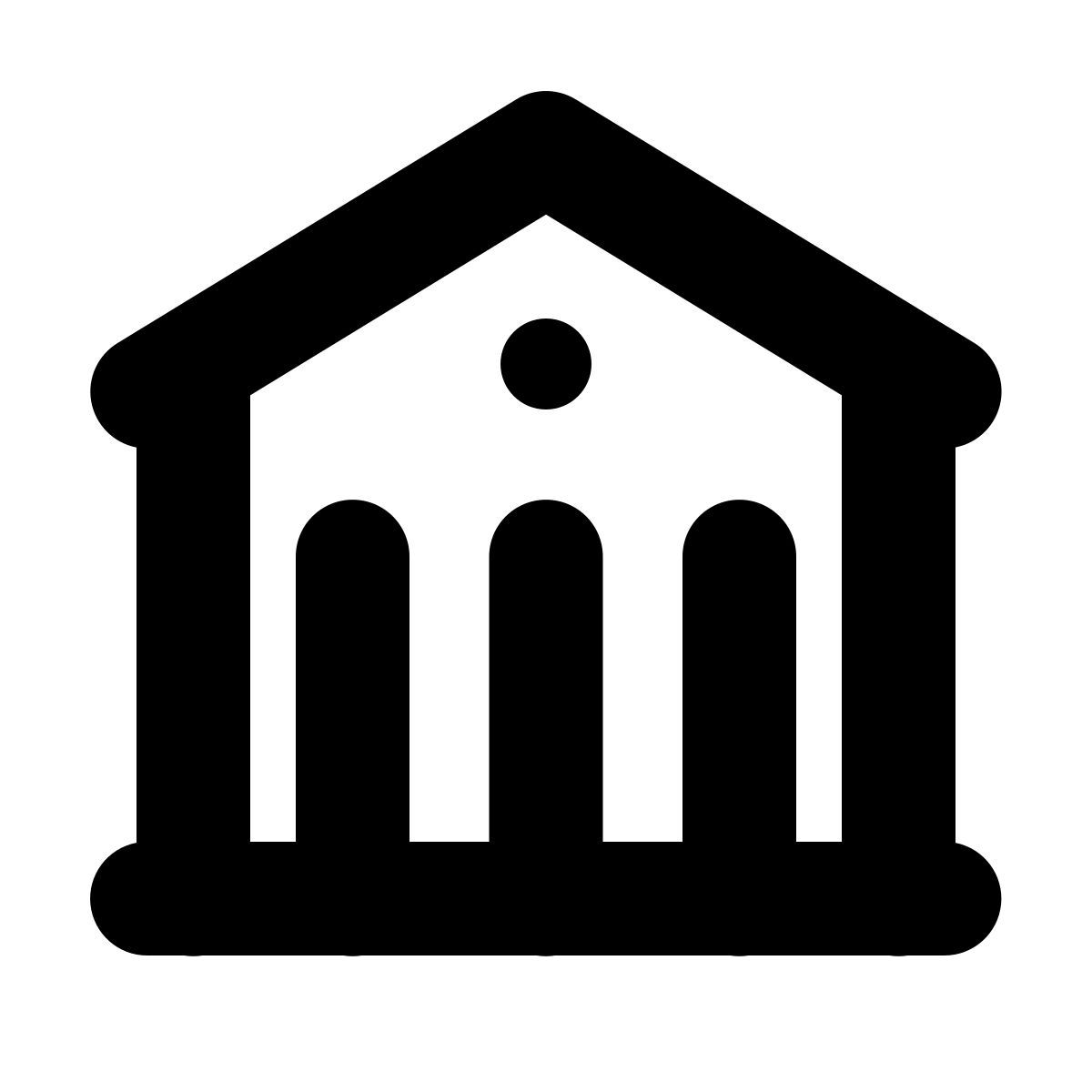forma bold style bibliothèque icon