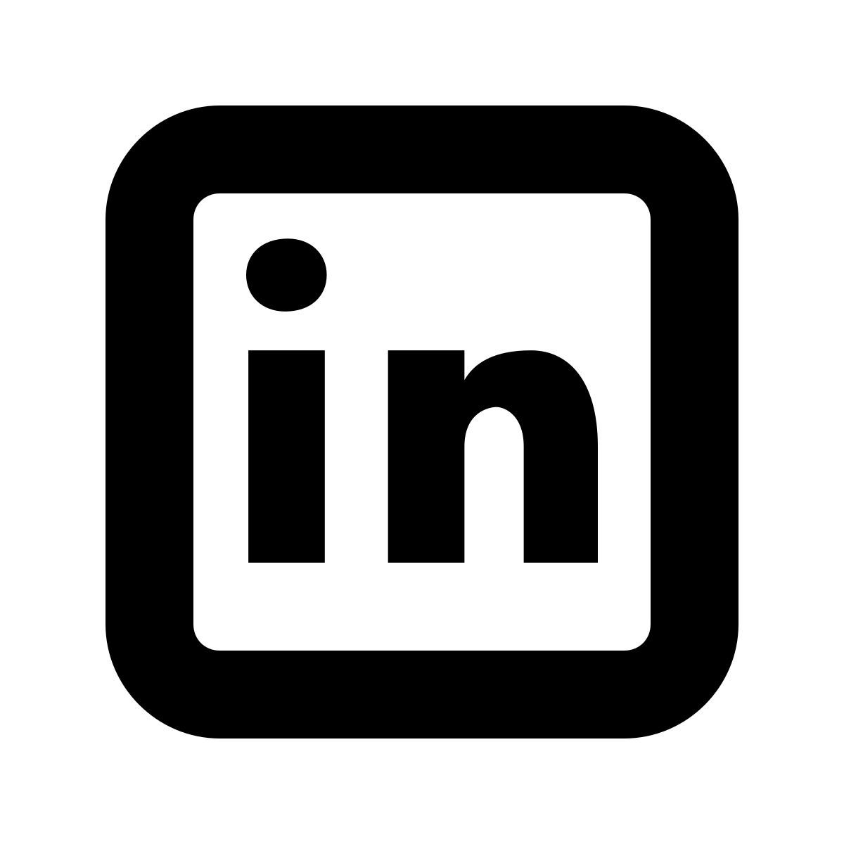 forma bold style 링크드 인 icon