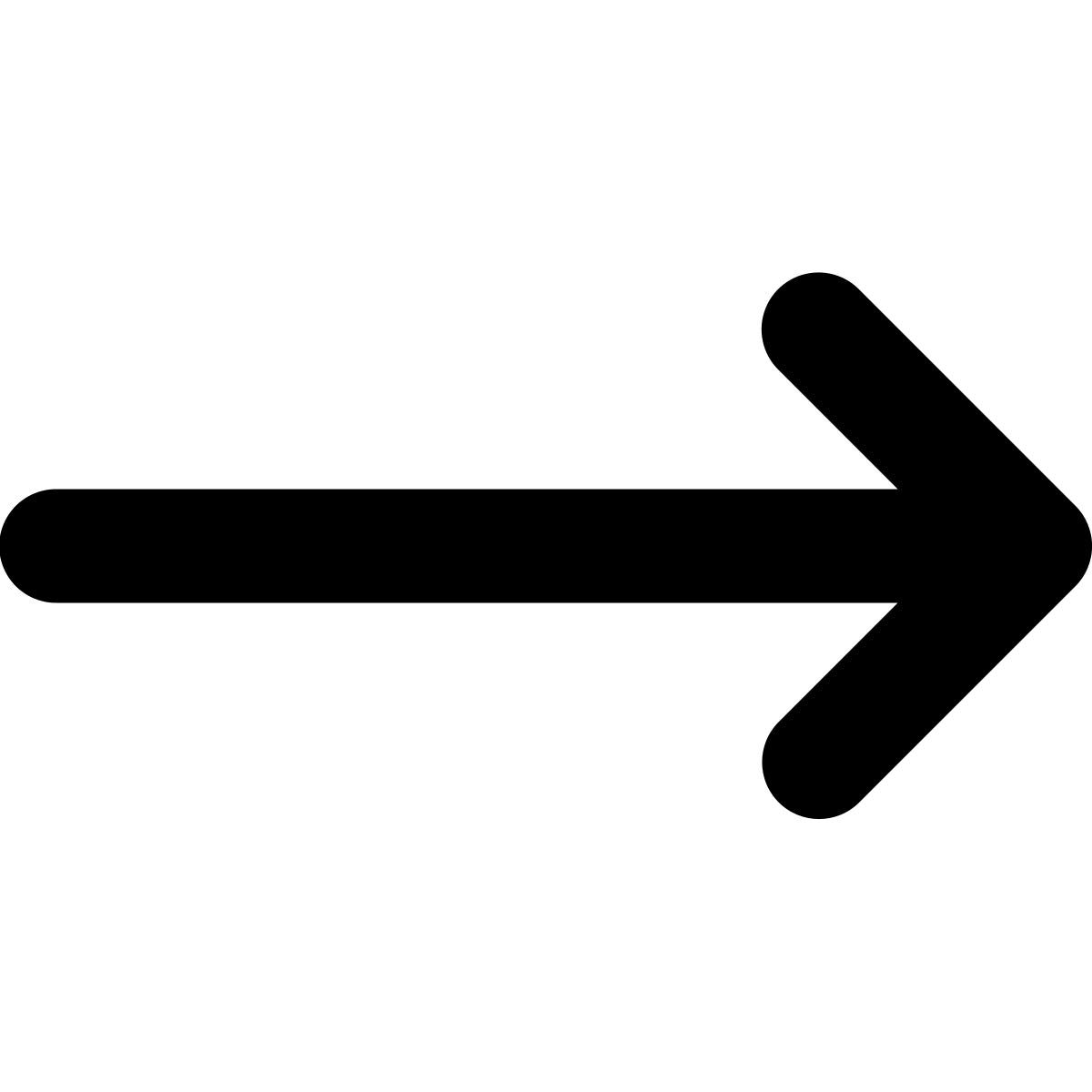 forma bold style right arrow icon