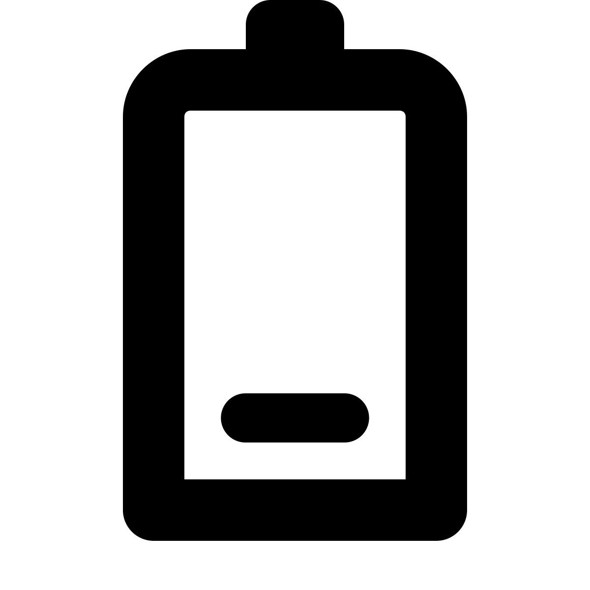 forma bold style 배터리 부족 icon