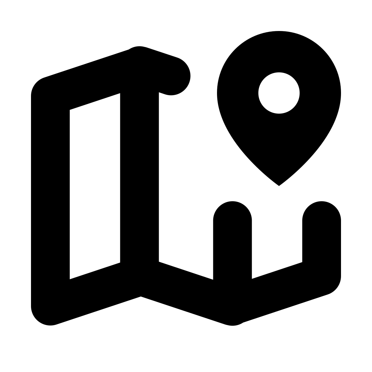 forma bold style map marker icon