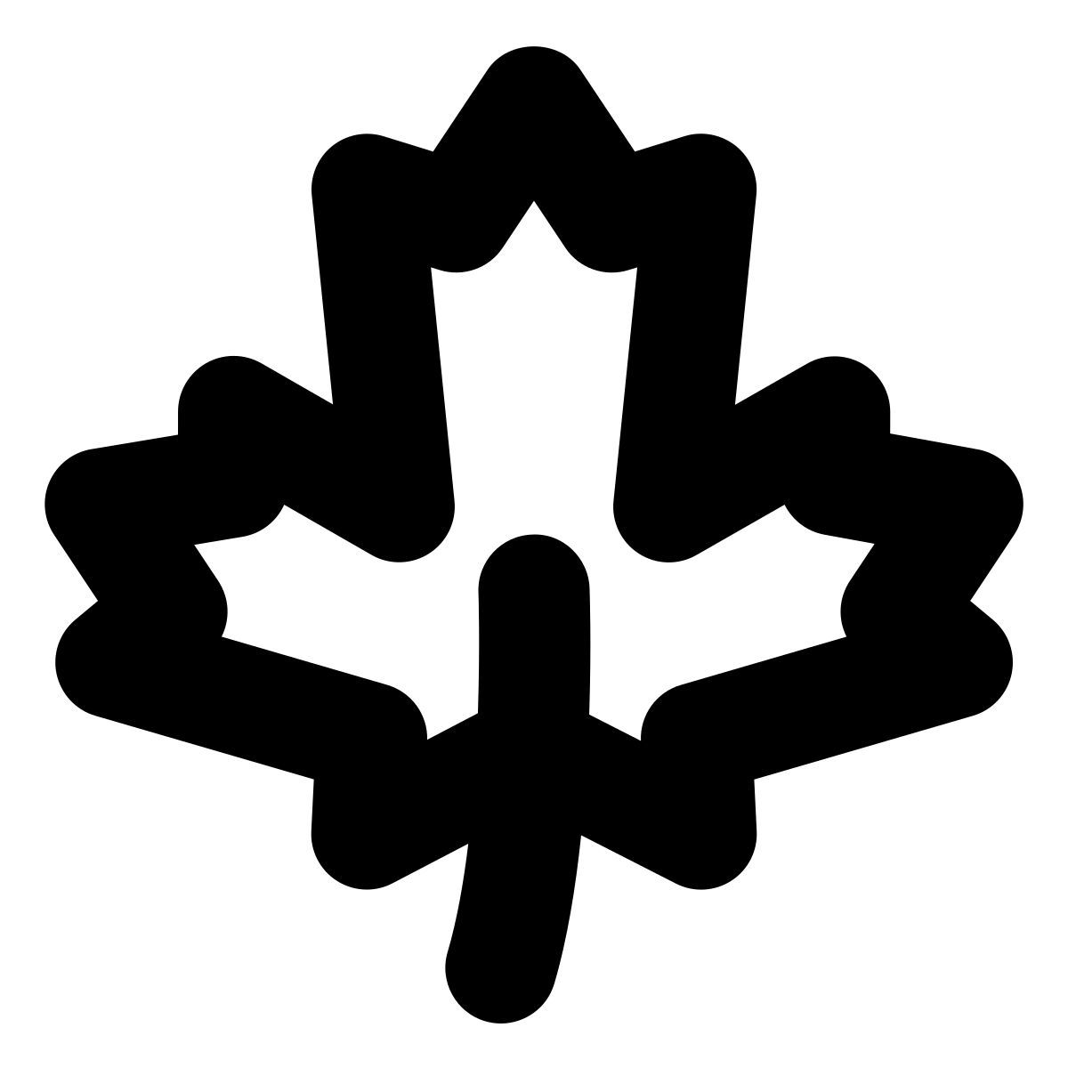 forma bold style ahornblatt icon