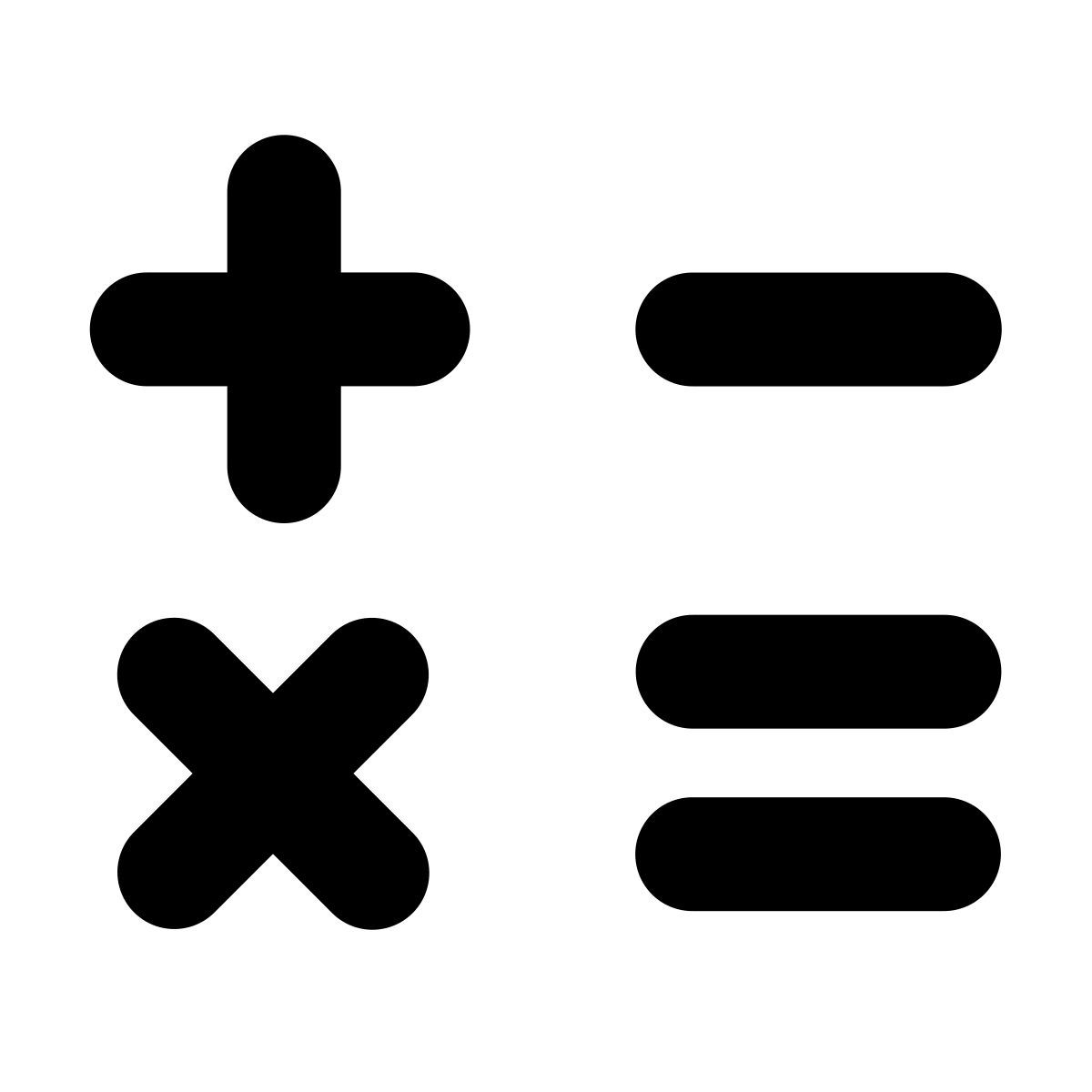 forma bold style mathematical symbol icon
