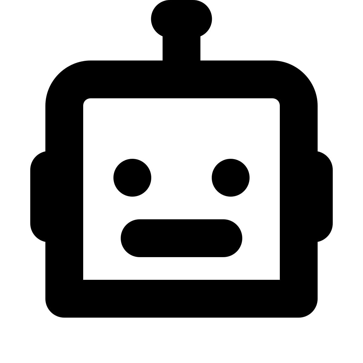 forma bold style message bot icon