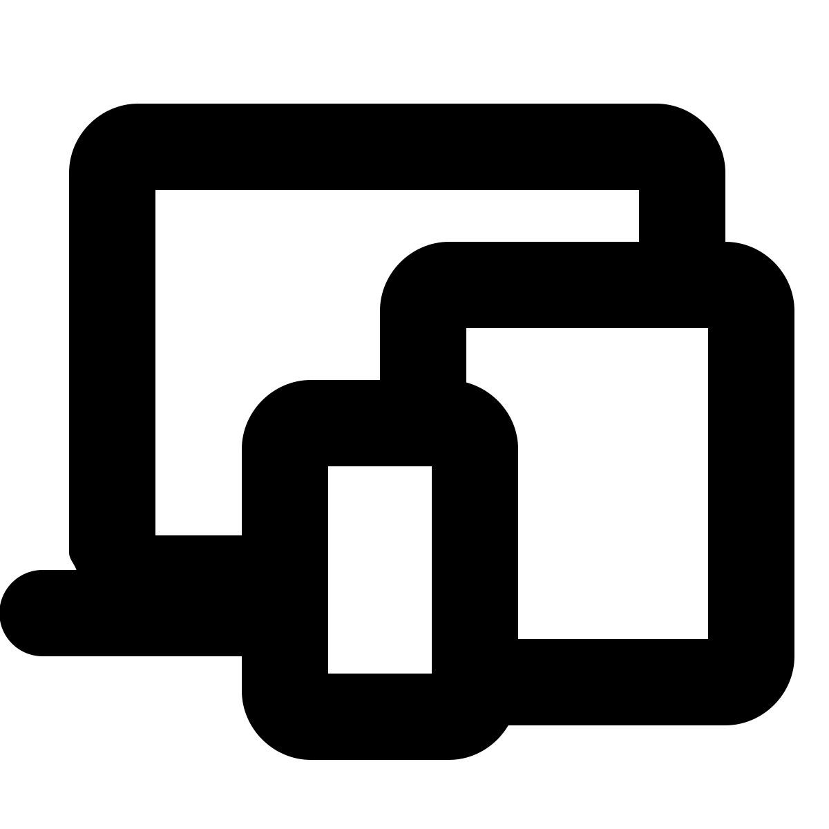 forma bold style mehrere geräte icon