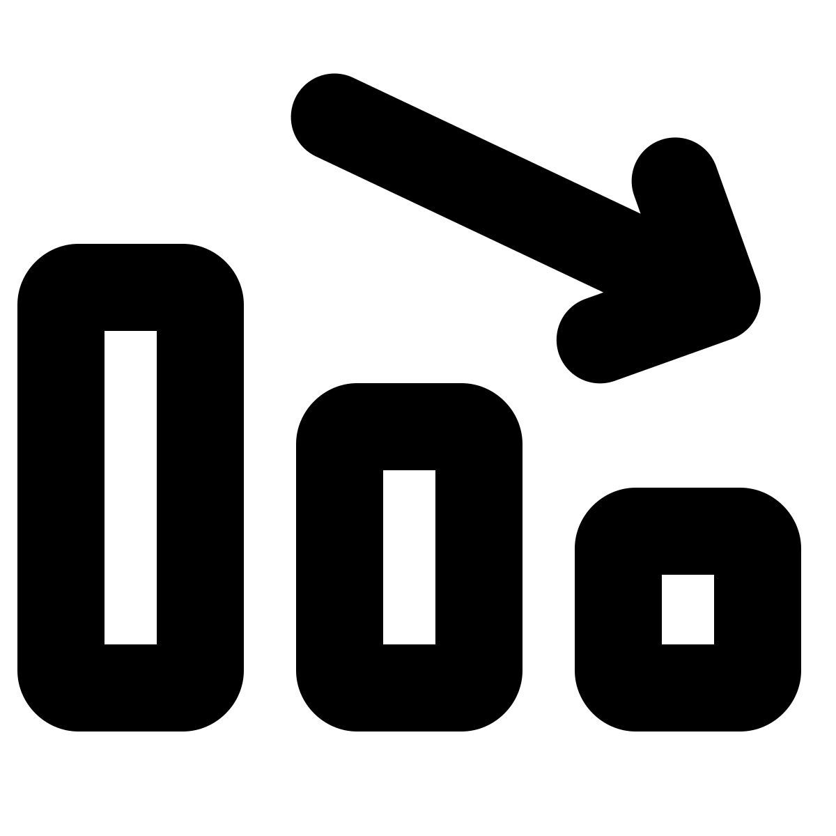 forma bold style dinámica negativa icon