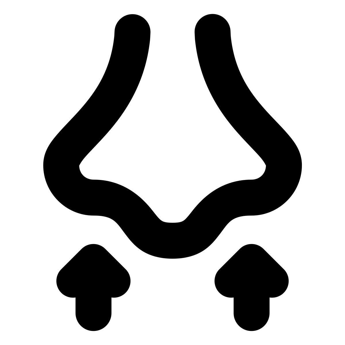 forma bold style smelling icon