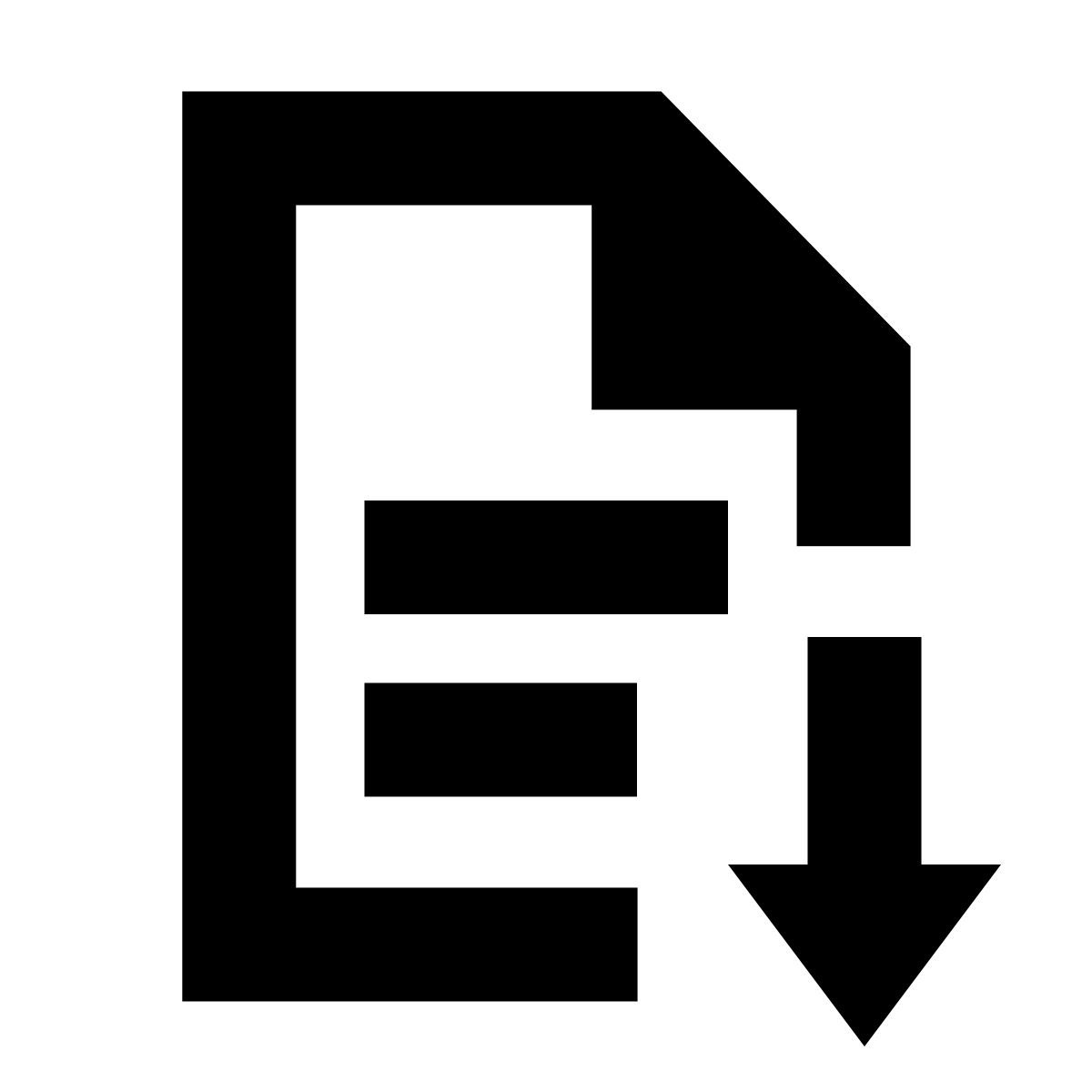 forma bold style open document icon