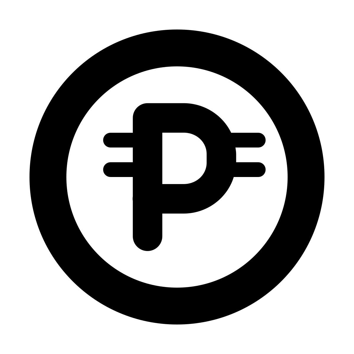 forma bold style 페소 기호 icon