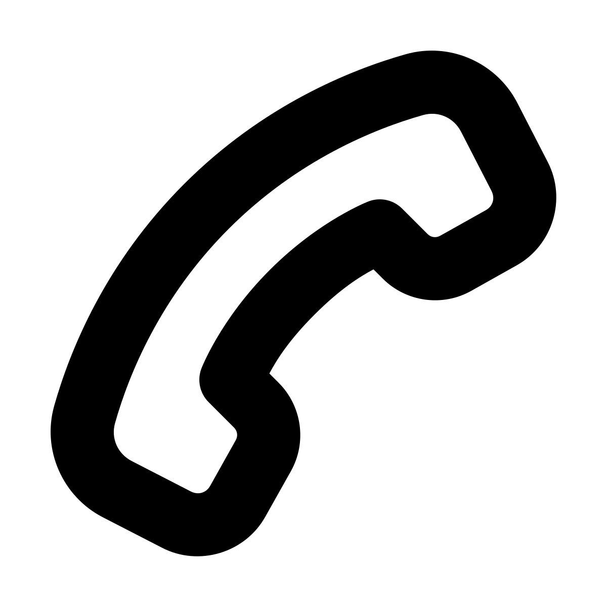 forma bold style call icon