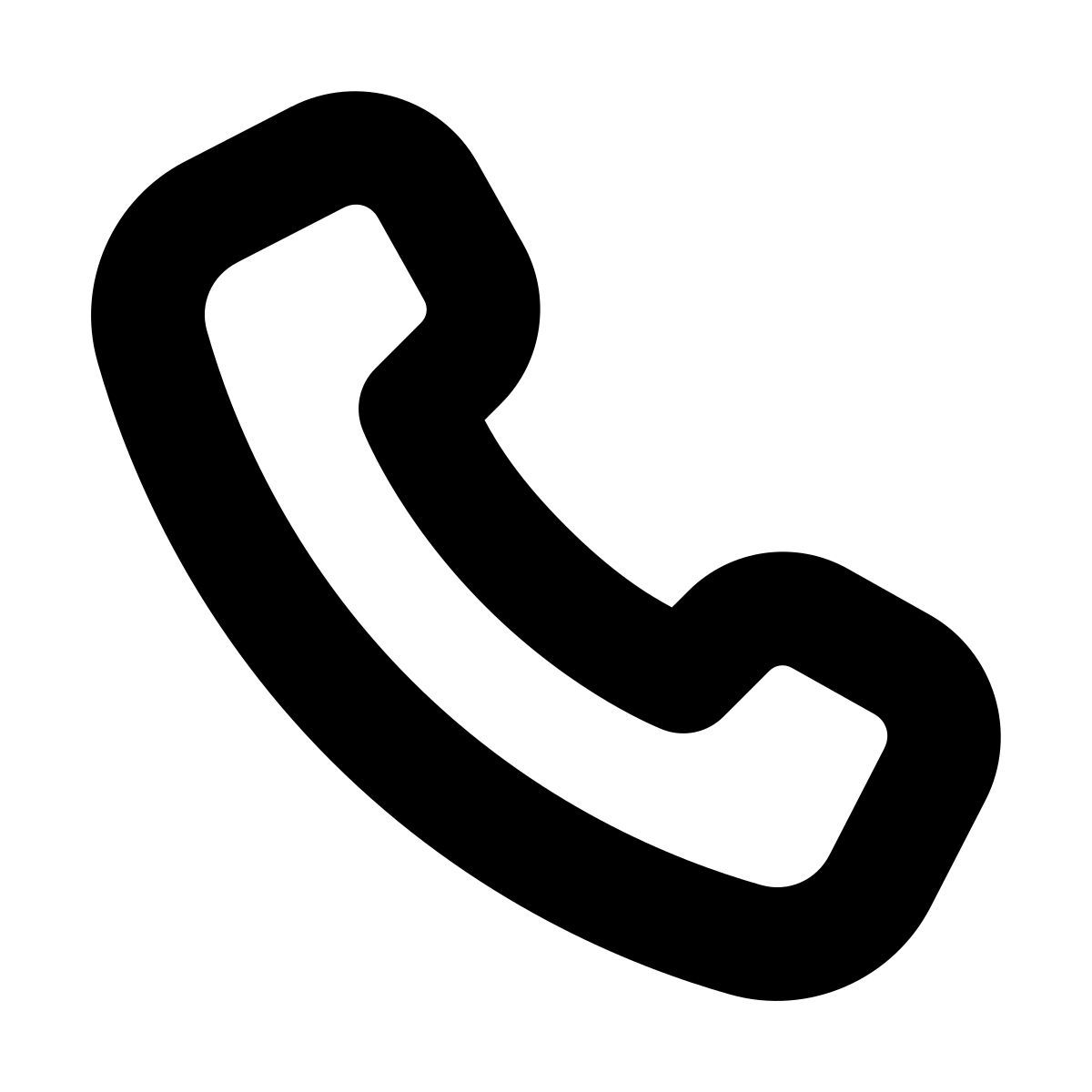 forma bold style phone icon