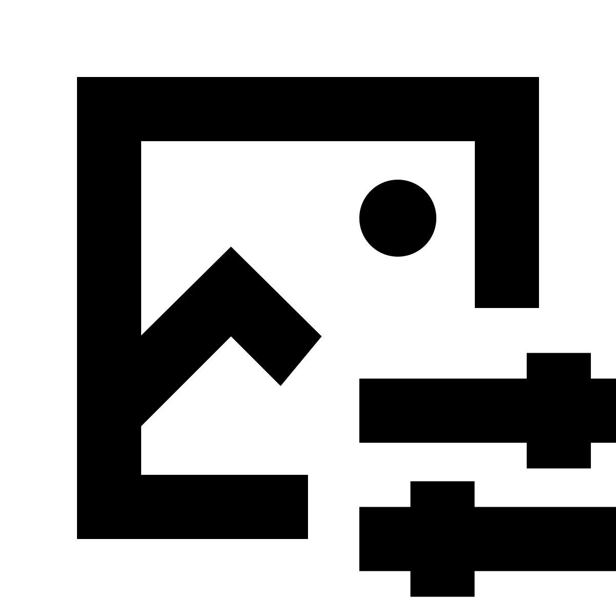 forma bold style photo editor icon