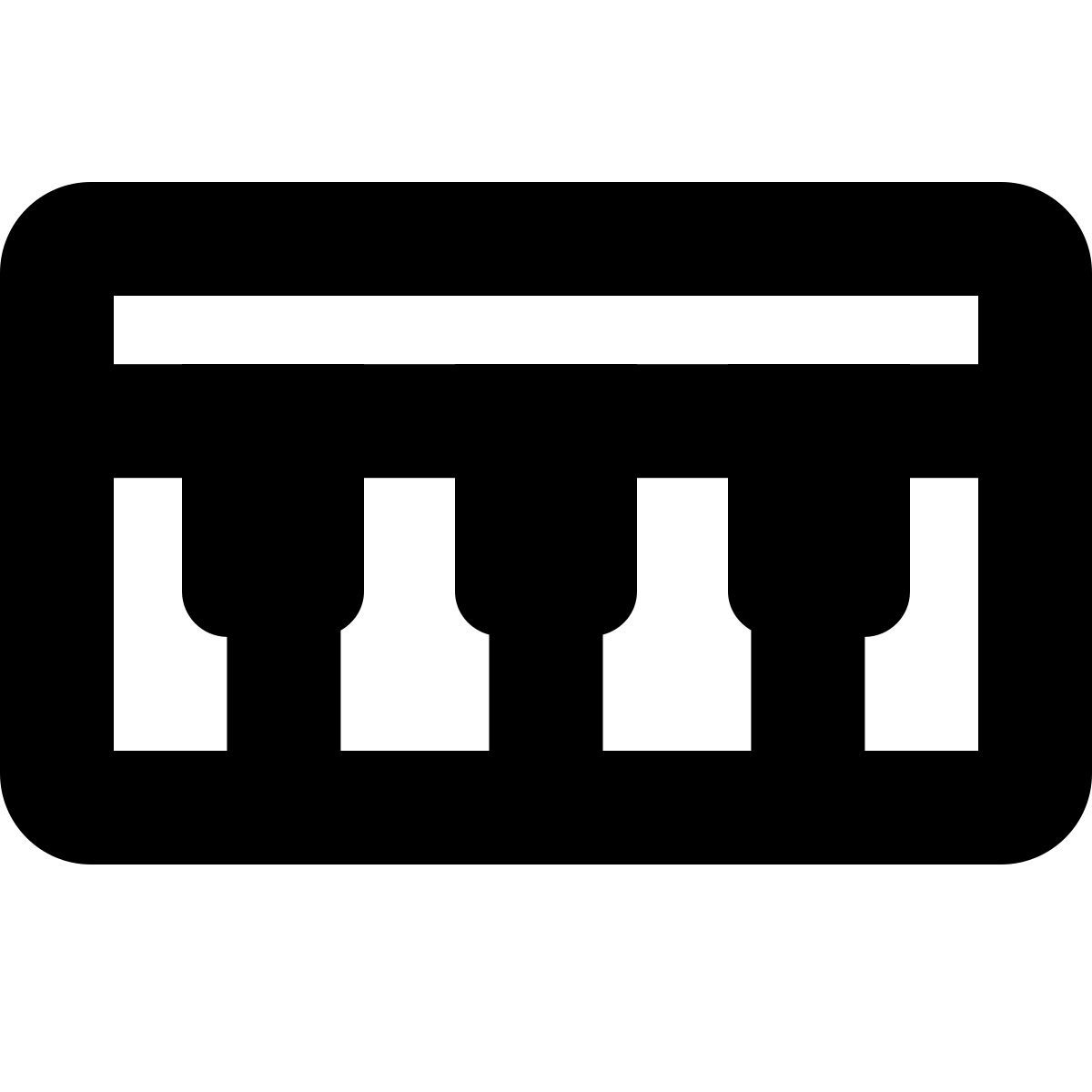 forma bold style piano icon