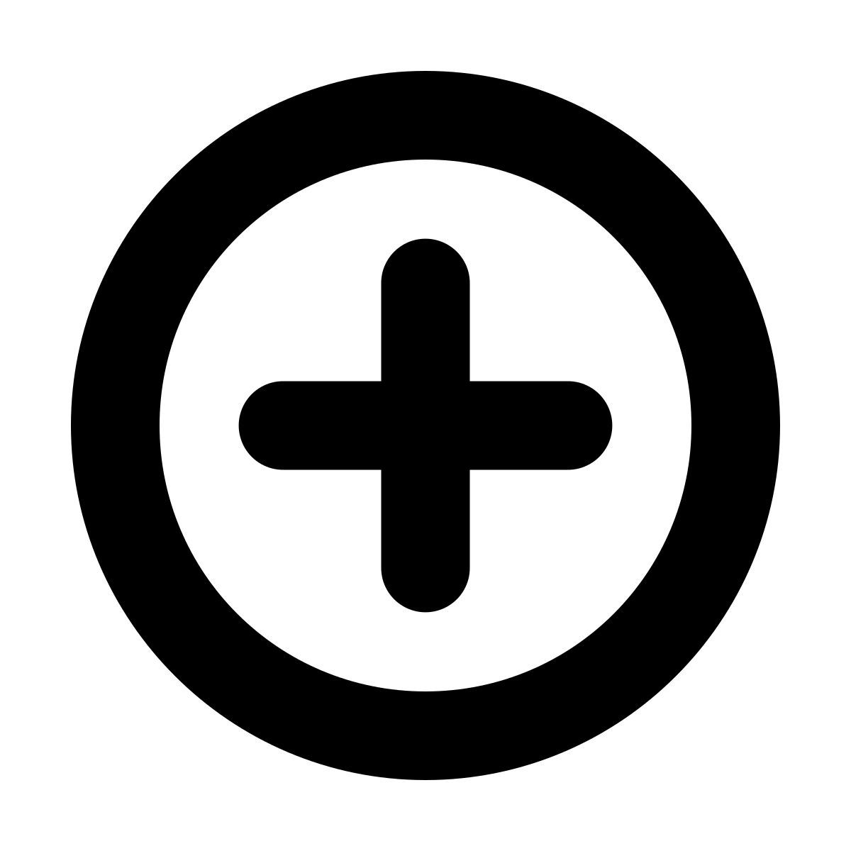 forma bold style más icon