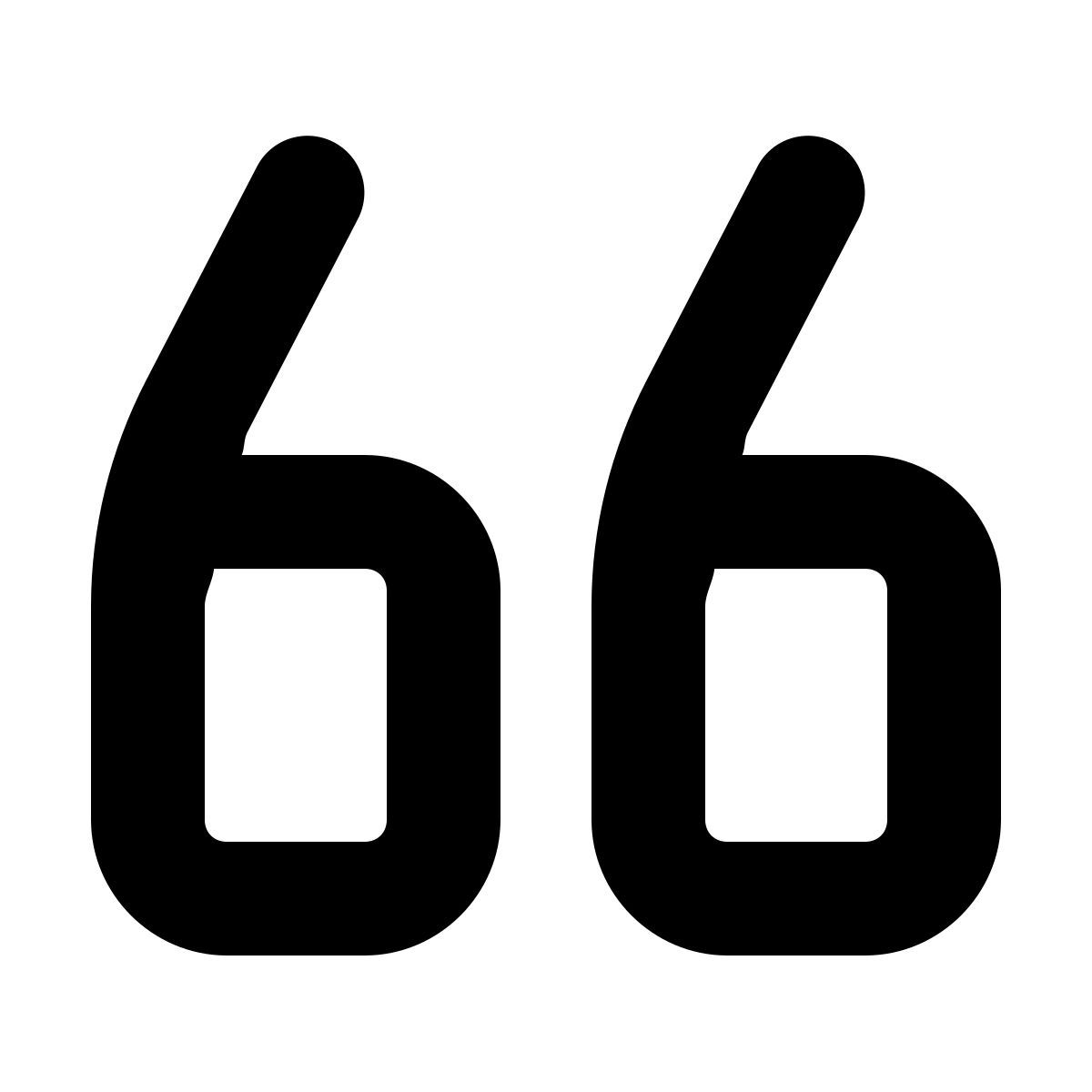 forma bold style quote left icon