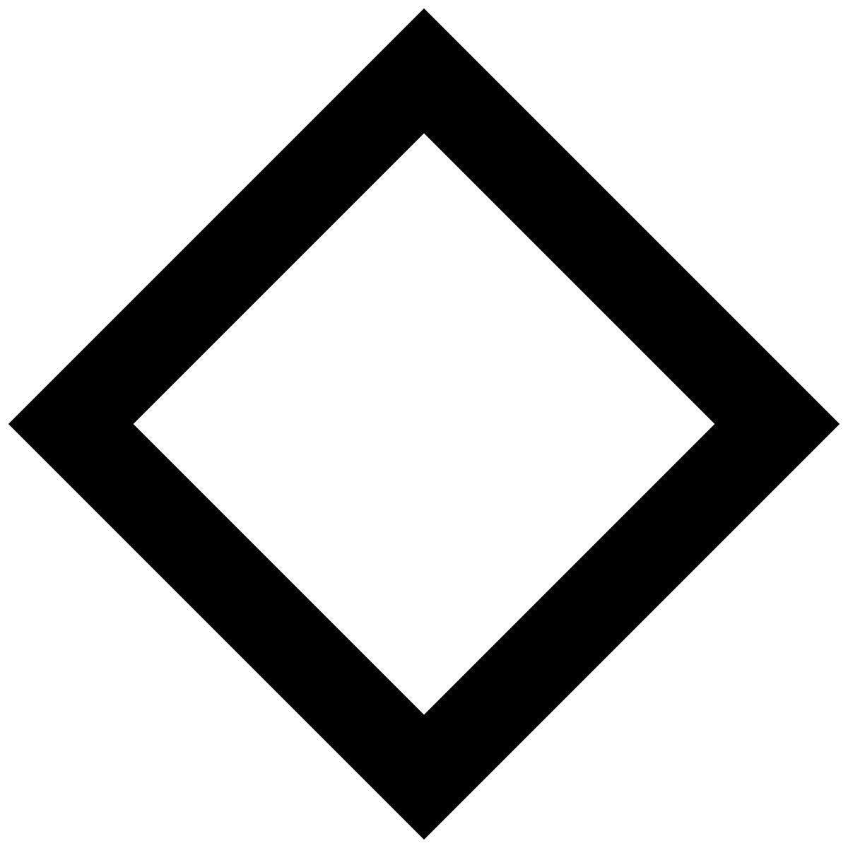 forma bold style rombo icon