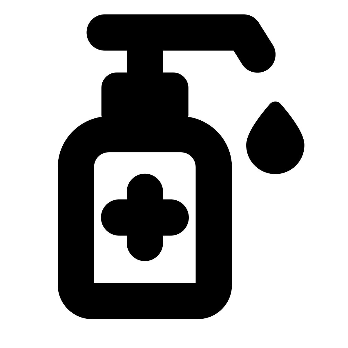 forma bold style désinfectant icon