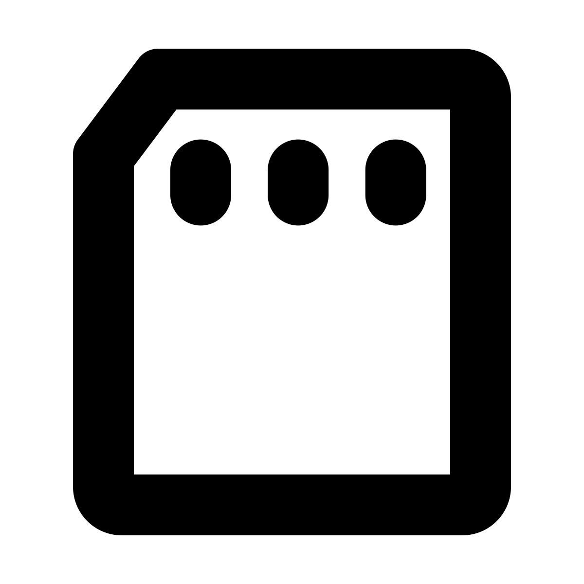 forma bold style sd icon