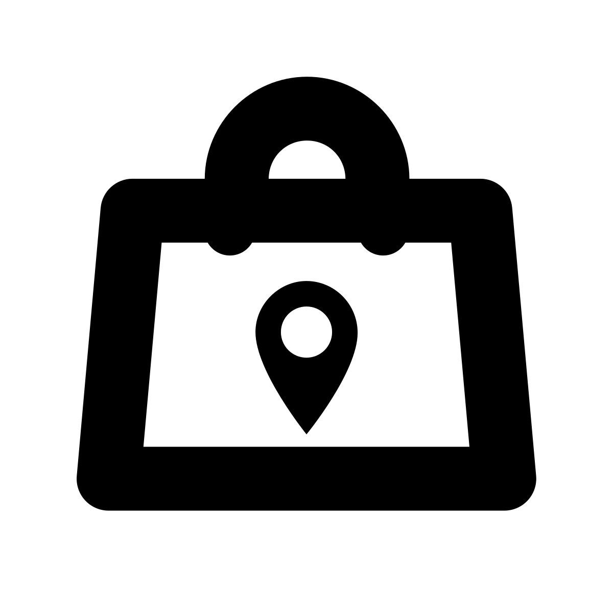 forma bold style tienda local icon