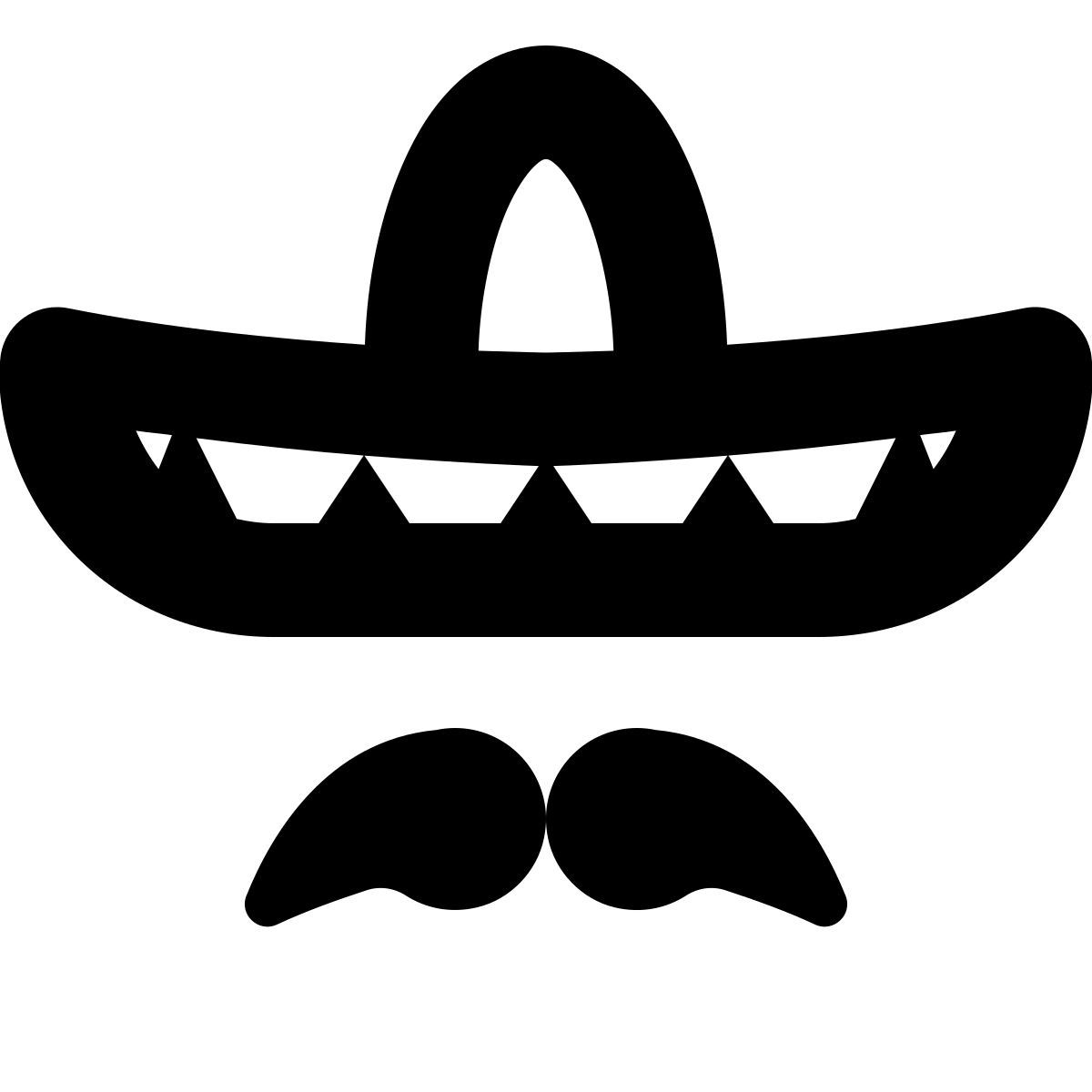 forma bold style sombrero icon