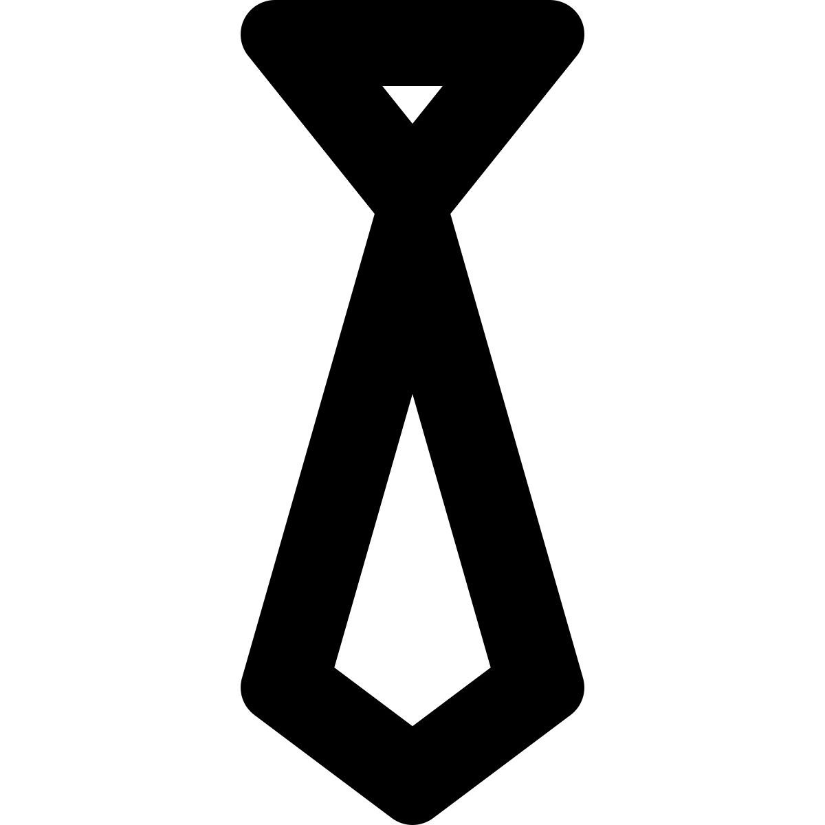 forma bold style corbata icon