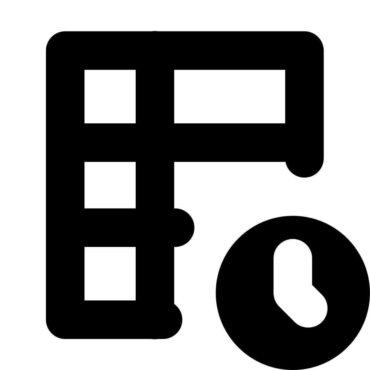 forma bold style timetable icon