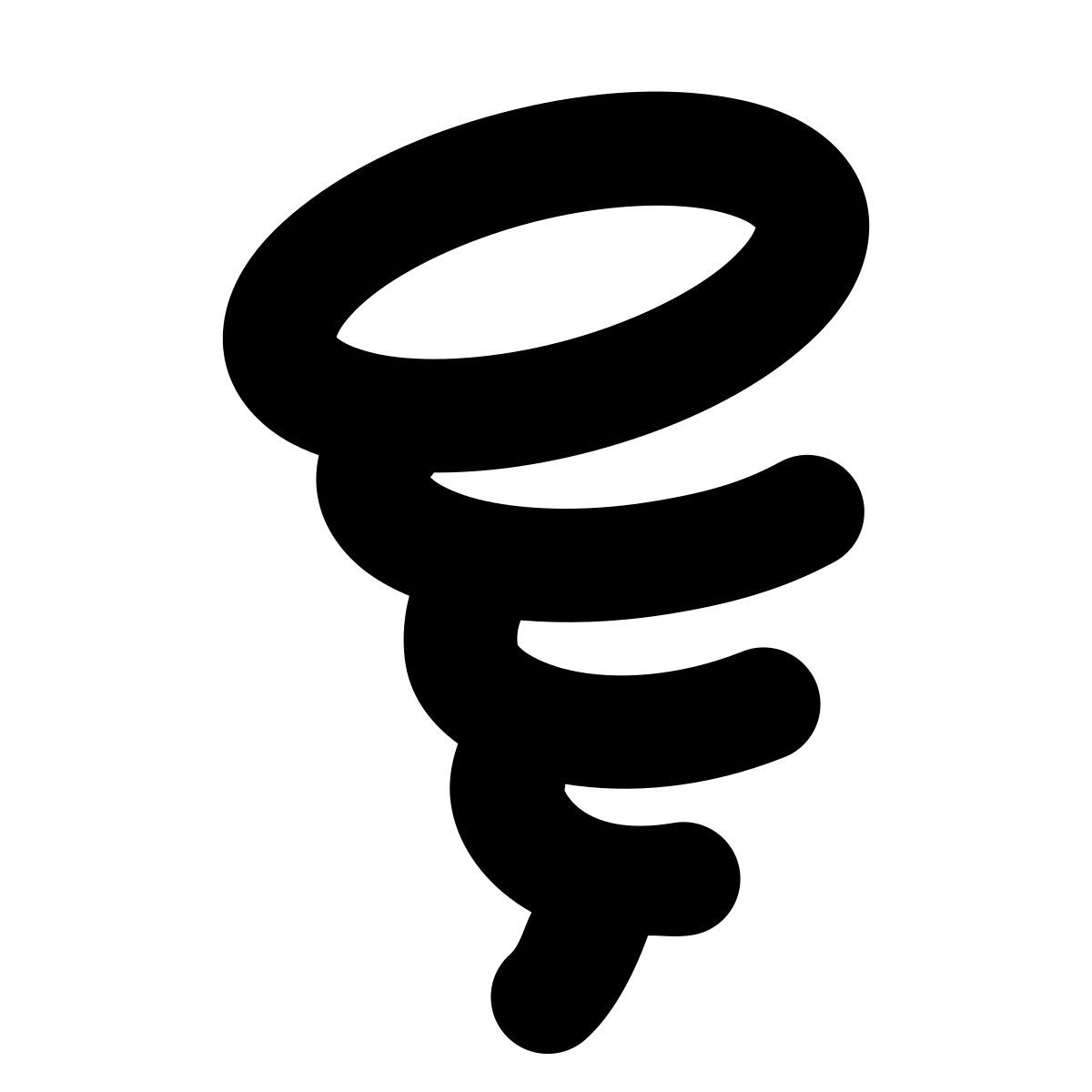 forma bold style tornado icon
