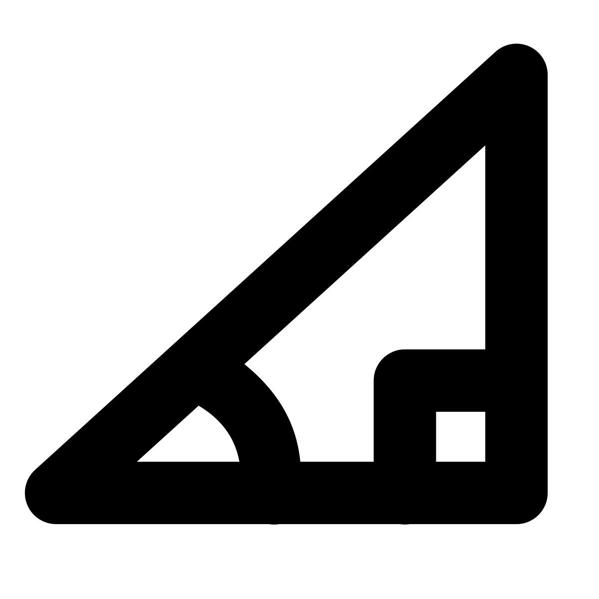 forma bold style 삼각법 icon