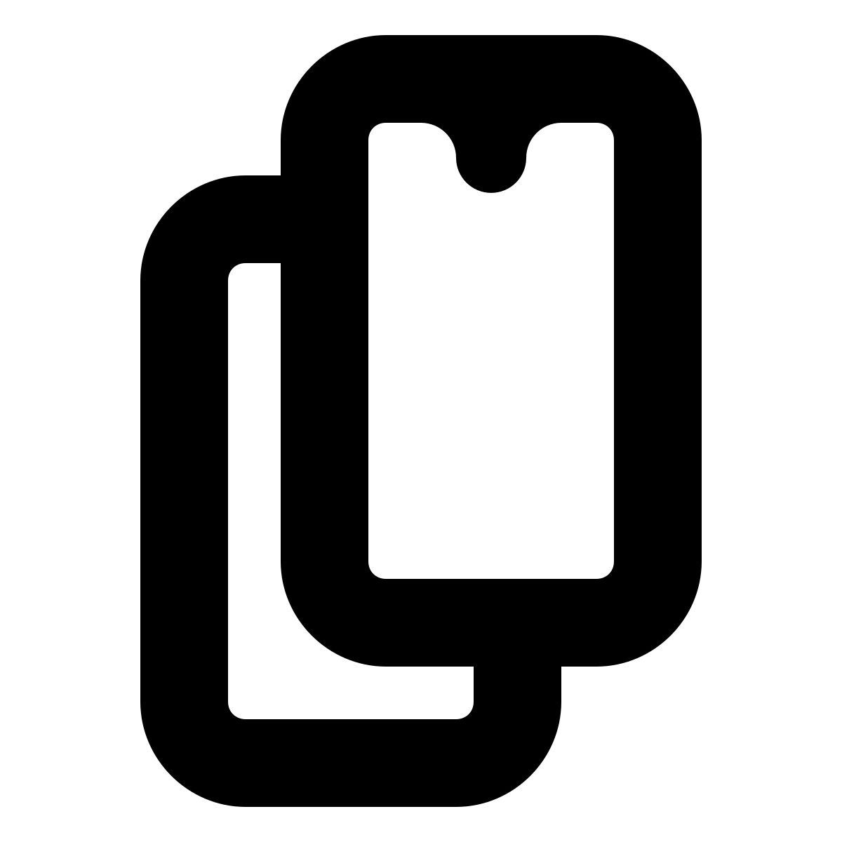 forma bold style due smartphone icon