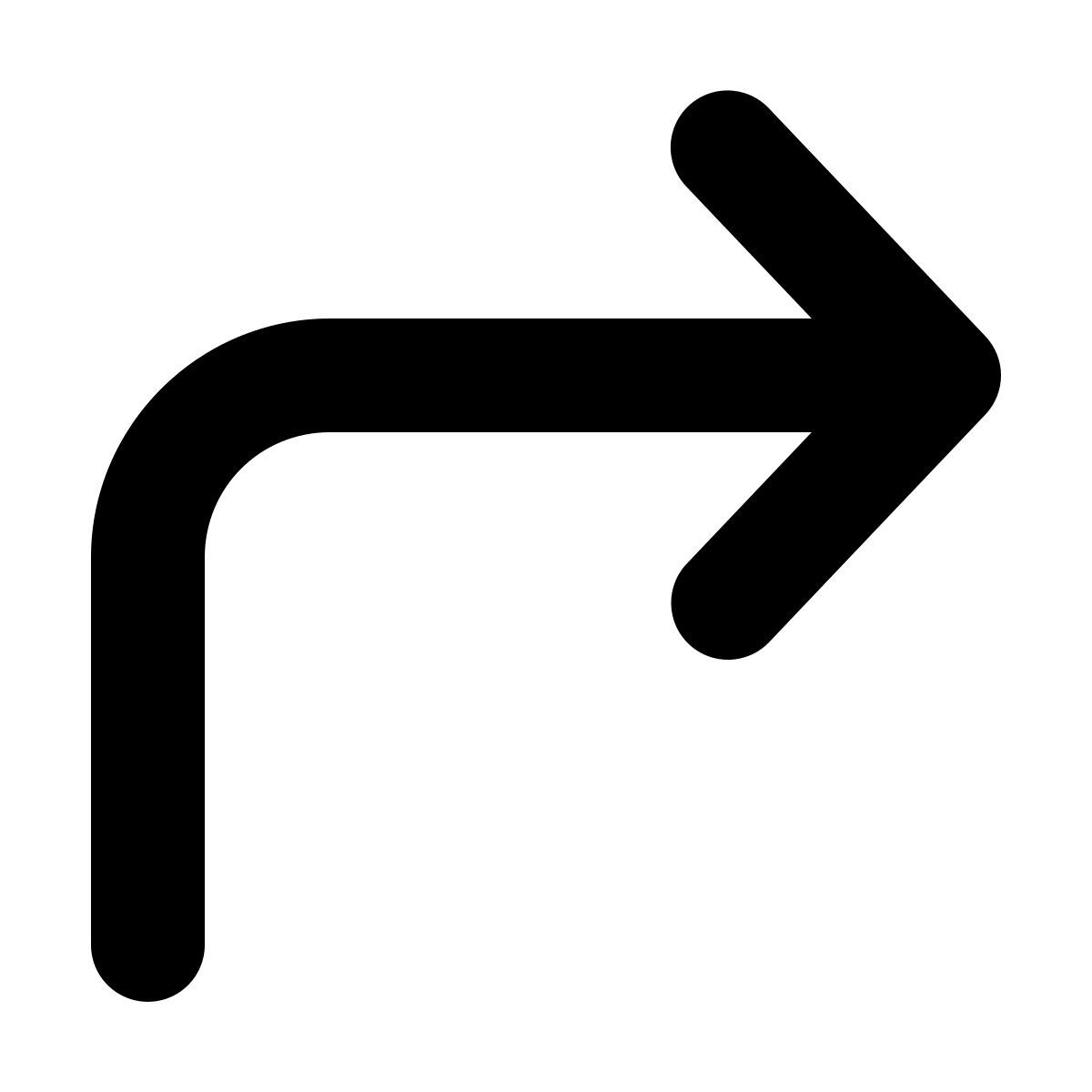 forma bold style arriba derecha icon