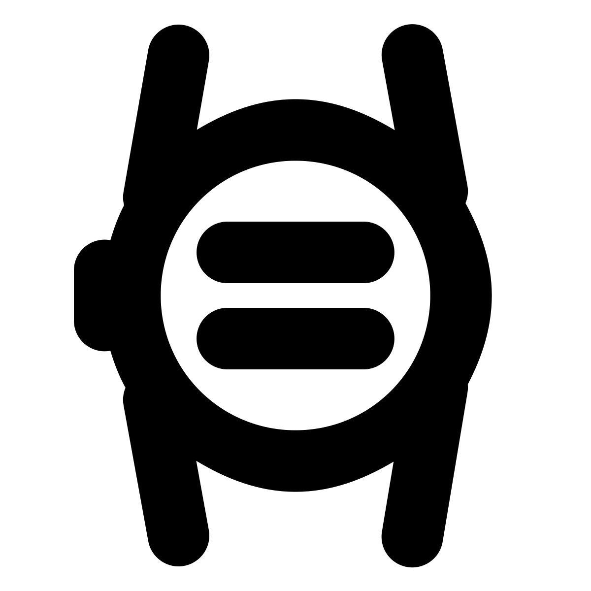 forma bold style wristwatch icon