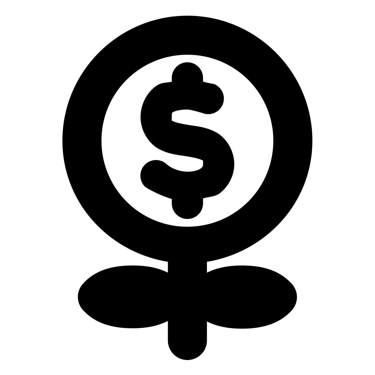 forma bold style debole crescita finanziaria icon