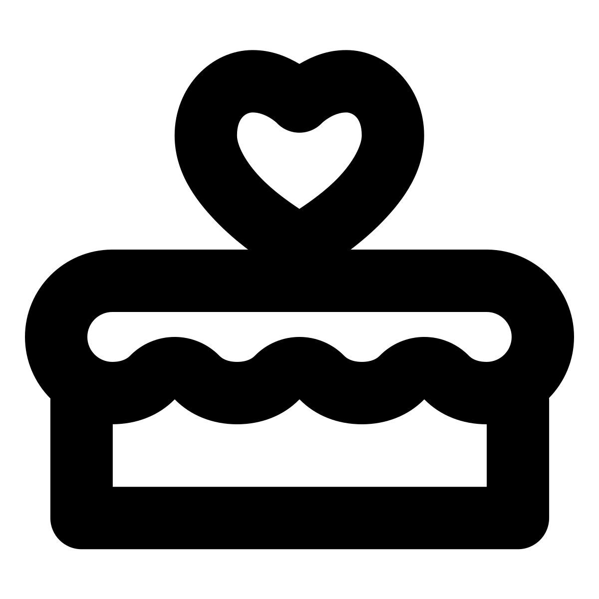 forma bold style 结婚蛋糕 icon