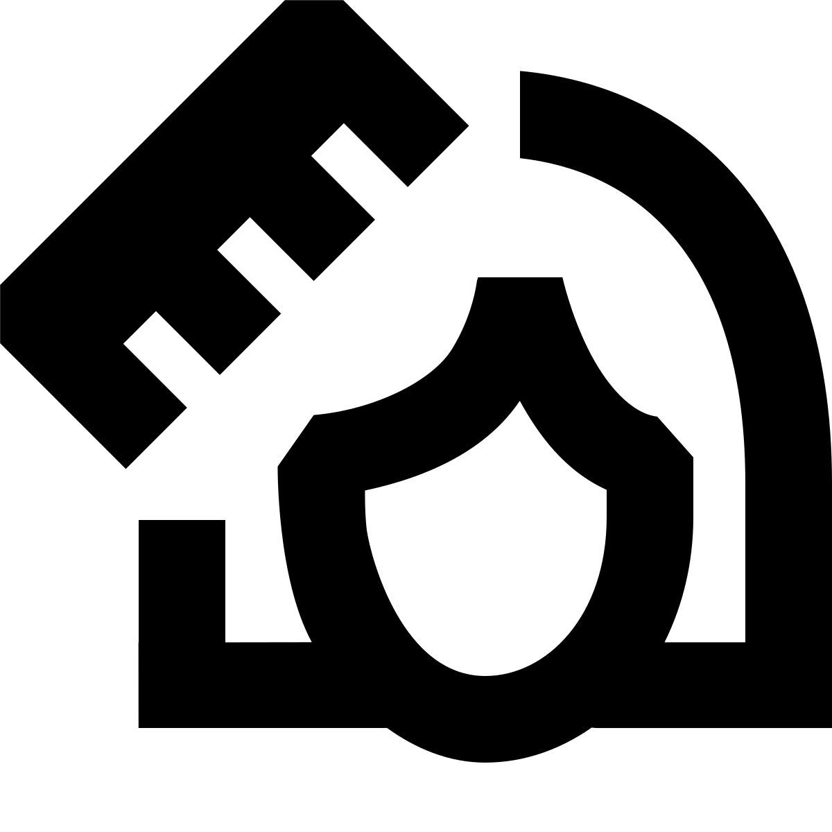 forma bold style 女人梳理头发 icon