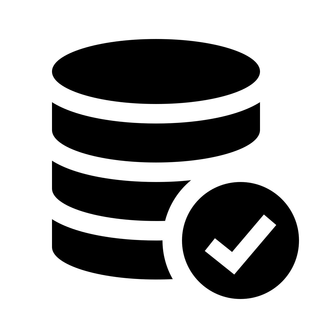 forma light filled sharp style database view icon