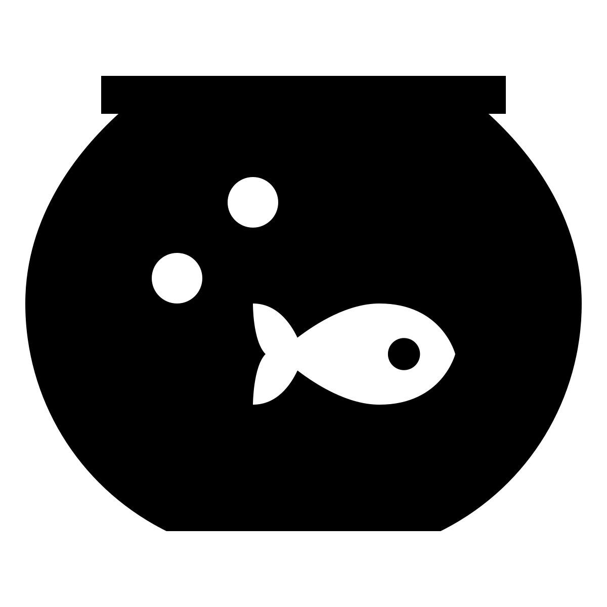 forma light filled sharp style aquarium icon