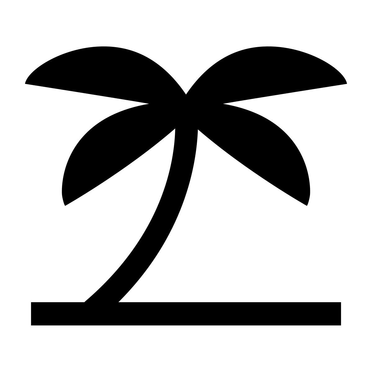 forma light filled sharp style 海滩 icon