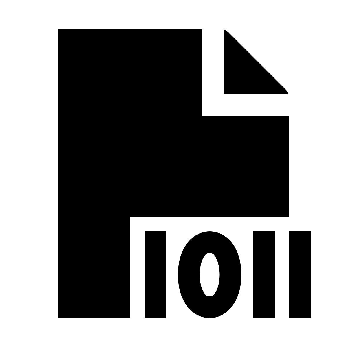 forma light filled sharp style 바이너리 파일 icon