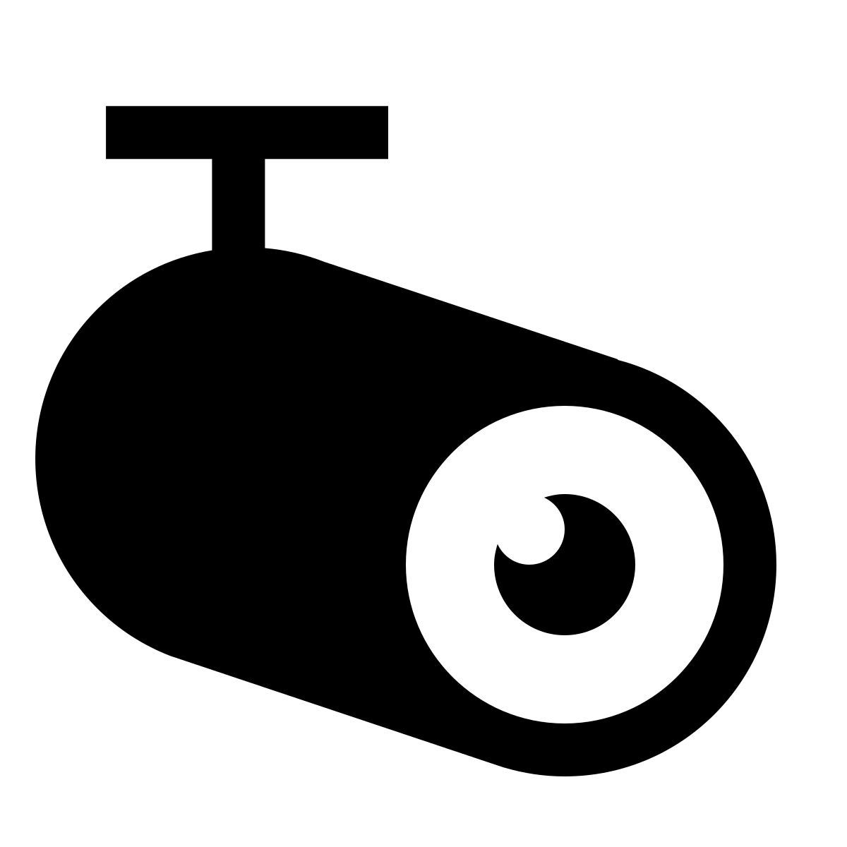 forma light filled sharp style bullet camera icon