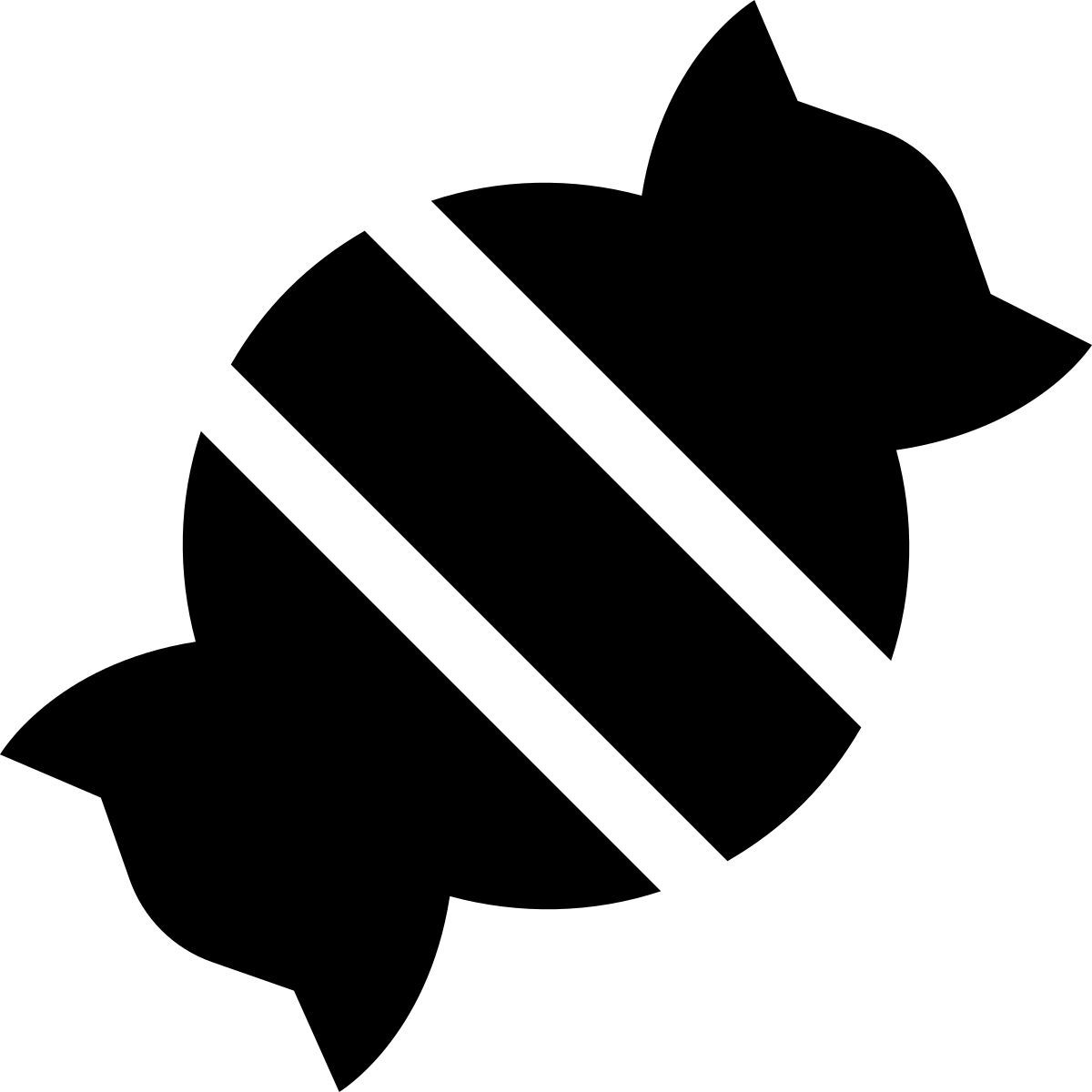 forma light filled sharp style süßigkeit icon