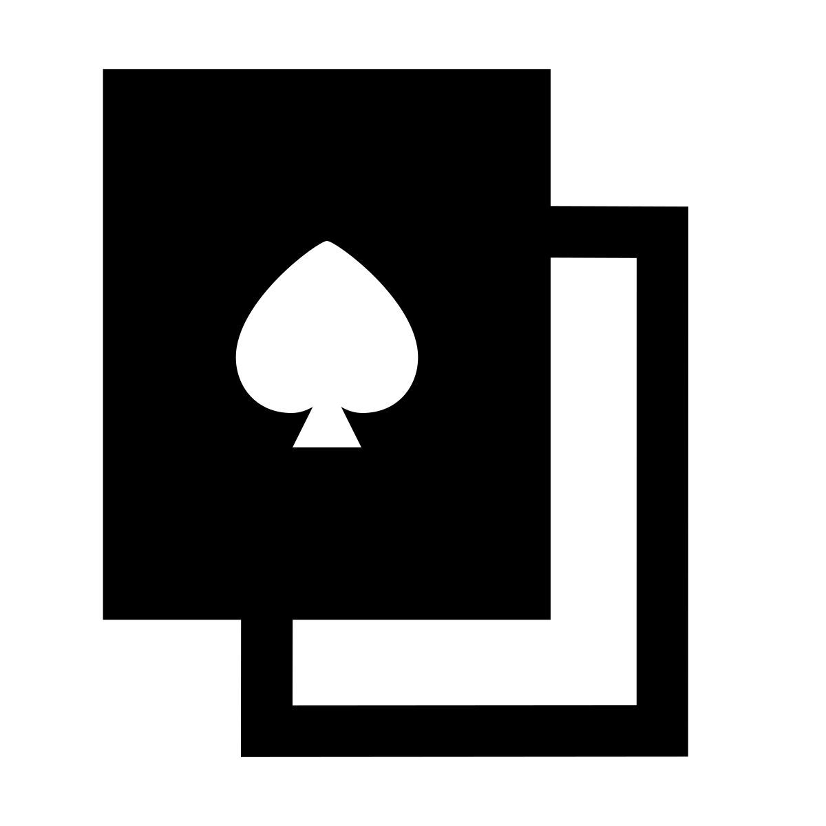 forma light filled sharp style karten icon