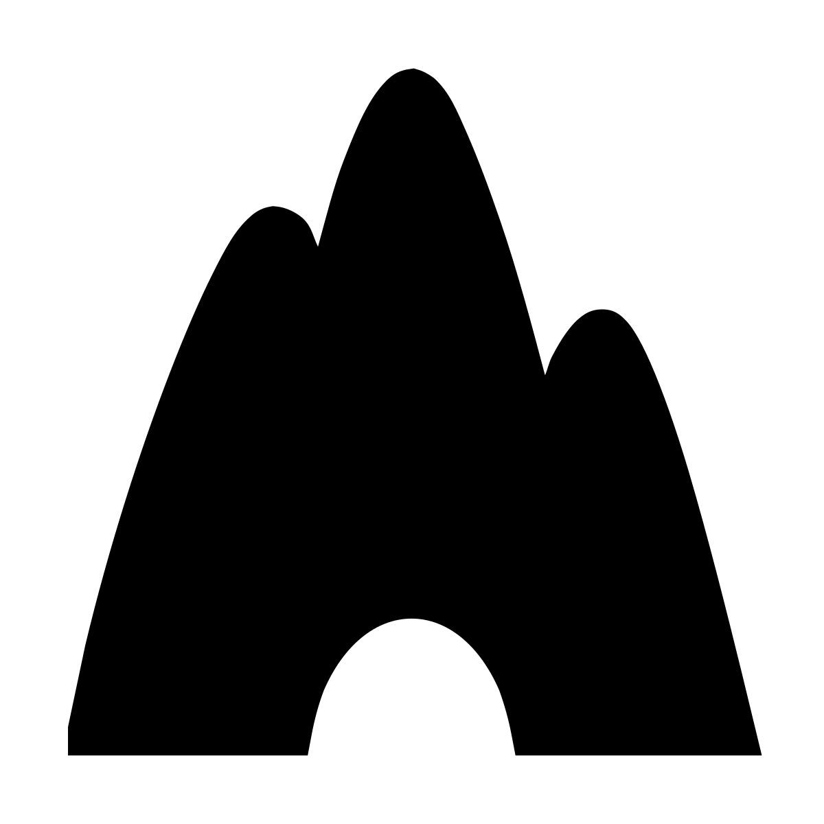 forma light filled sharp style cave icon