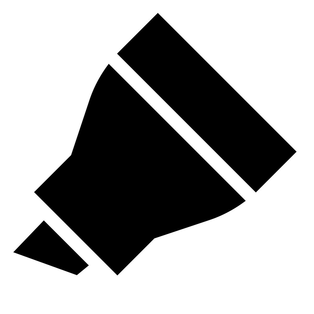 forma light filled sharp style chisel tip marker icon