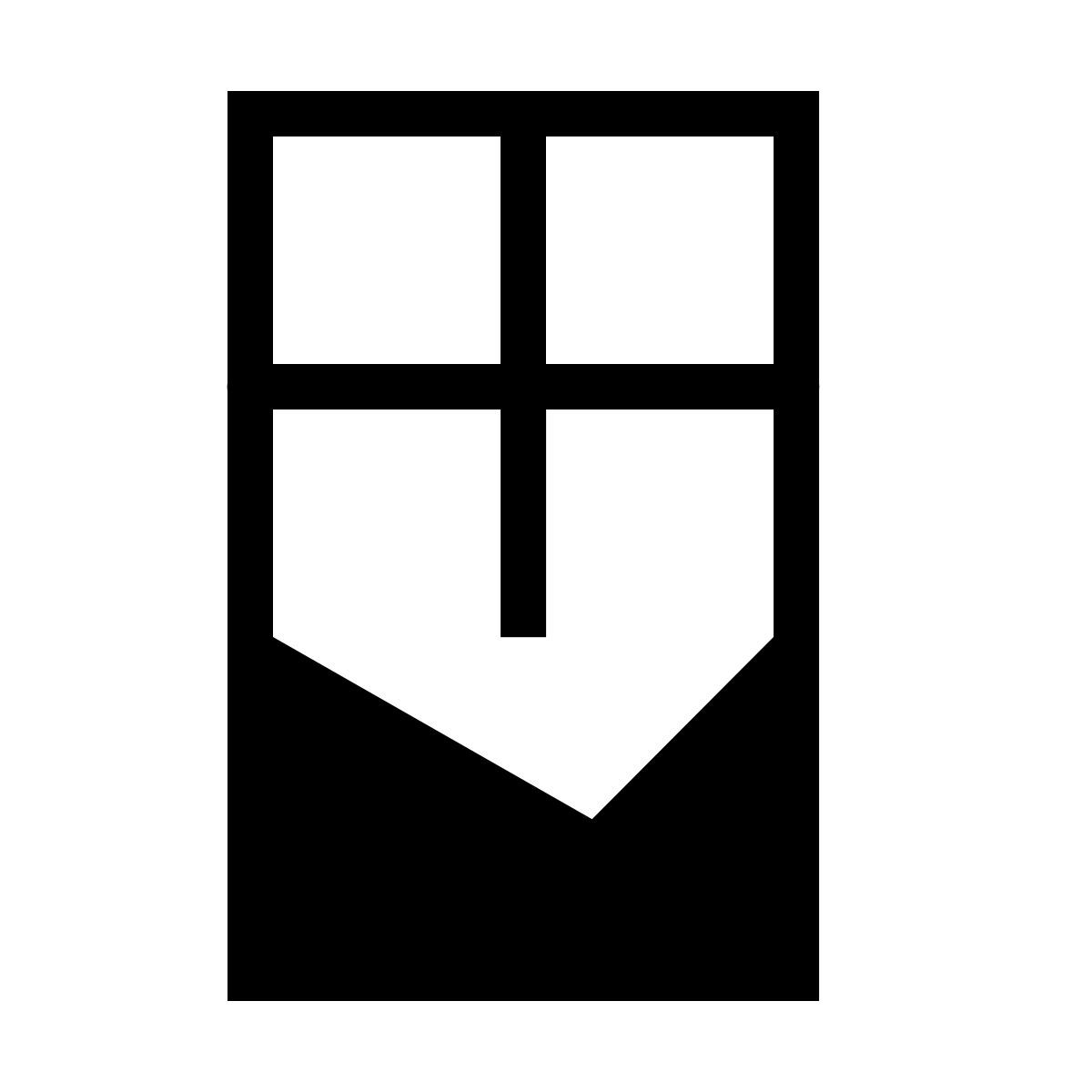 forma light filled sharp style schokoriegel icon