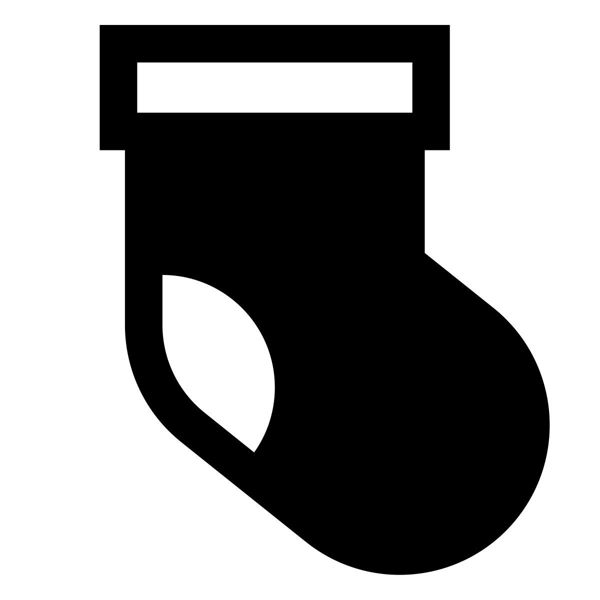 forma light filled sharp style 圣诞袜 icon